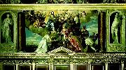 Paolo  Veronese doge sebastiano venier,s thanksgiving for the battle of lepanto France oil painting artist